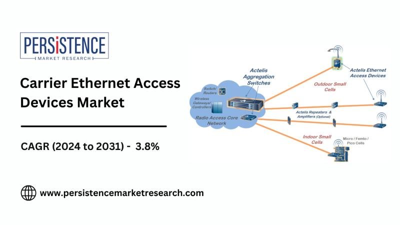 Carrier Ethernet Access Devices Market Set for 3.8% CAGR Growth