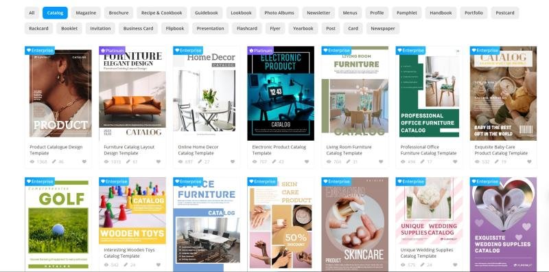 FlipHTML5 allows designers, boutique owners, and fashion companies to use fashion catalog templates for free.