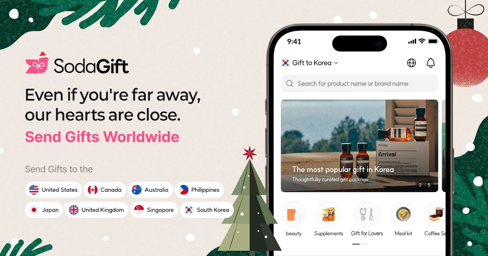 SodaGift Unveils Festive Gift Sets that Connect Families Worldwide this Holiday Season
