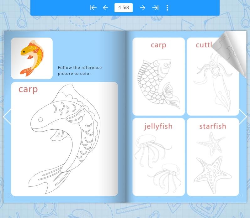 FlipHTML5's coloring book creator offers a platform for converting passive PDFs into responsive digital coloring books.