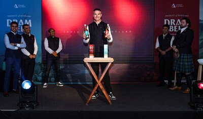 Kevin Pietersen Unveiling Dram Bell Blended Scotch Whisky Kevin Pietersen Unveiling Dram Bell Blended Scotch Whisky