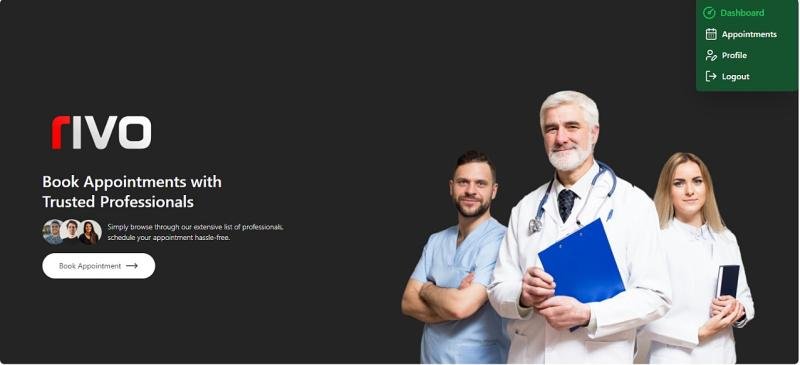 Rivo Landing Page (https://rivo-tech.io)