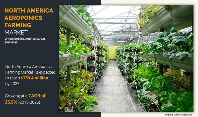 North America Aeroponics Farming Industry to Expand at 25.5%