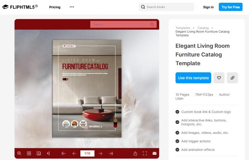 FlipHTML5 has made digital catalog production easier for wholesalers with its pre-designed wholesale catalog templates.