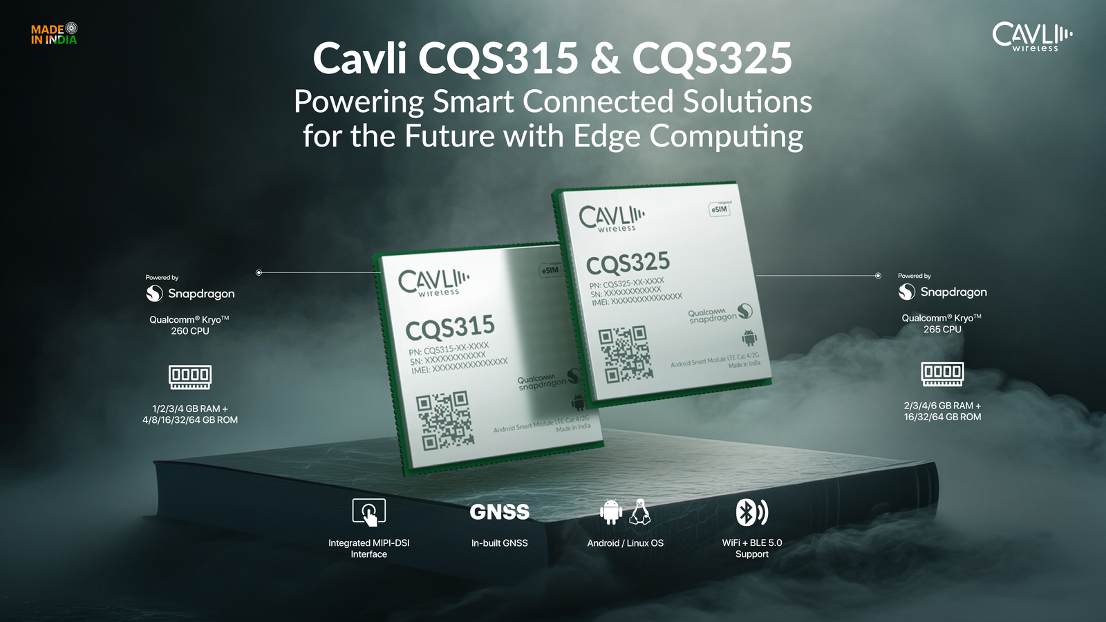 Cavli CQS315 & CQS325