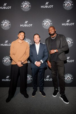 Hublot: Kylian Mbappé, Julien Tornare and Usain Bolt Hublot: Kylian Mbappé, Julien Tornare and Usain Bolt