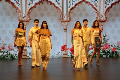 Students from Amity University Gurugram dazzle the audience with their creative couture. Students from Amity University Gurugram dazzle the audience with their creative couture.