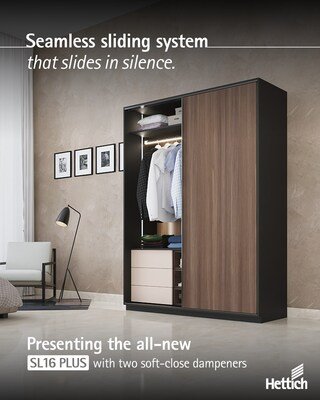 Hettich SL 16 Plus Launch - Silent-Sliding-System