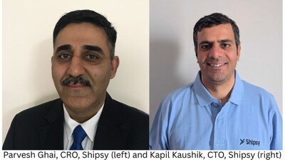 Parvesh Ghai, CRO, Shipsy (left) and Kapil Kaushik, CTO, Shipsy (right)