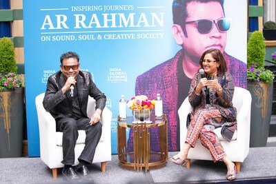AR Rahman and Vani Tripathi Tikoo at IGF London 2025