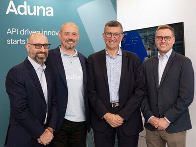 L-R: Aduna CEO, Anthony Bartolo; Aduna CCO, Peter Arbitter; JT Global CTO, Alessandro Bovone; Aduna KAM, Johan Otterheim L-R: Aduna CEO, Anthony Bartolo; Aduna CCO, Peter Arbitter; JT Global CTO, Alessandro Bovone; Aduna KAM, Johan Otterheim
