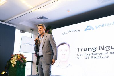 Trung Nguyen, Country General Manager and Vice President, Information Technology, Philtech Inc. at the launch. Trung Nguyen, Country General Manager and Vice President, Information Technology, Philtech Inc. at the launch.