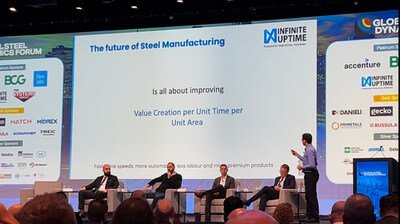 Infinite Uptime MD & CEO, Raunak Bhinge presenting during the inaugural session. Infinite Uptime MD & CEO, Raunak Bhinge presenting during the inaugural session.