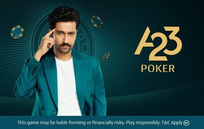 A23 signs Vicky Kaushal as its Brand Ambassador - launches 1st EPIC Poker Championship A23 signs Vicky Kaushal as its Brand Ambassador - launches 1st EPIC Poker Championship