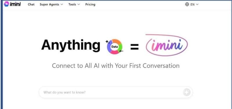 IMini AI launches groundbreaking automatic mixed AI agent