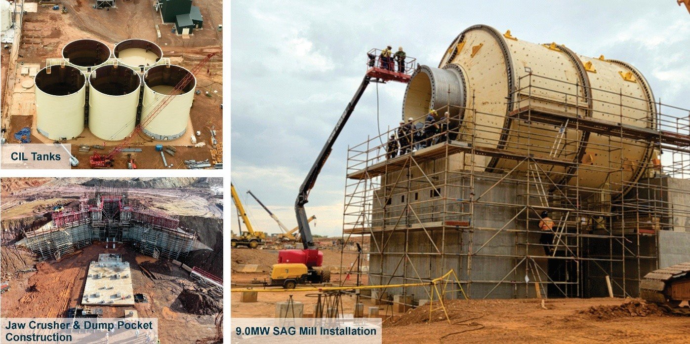 Stage 1 Hard Rock Expansion – Major Plant Component Construction