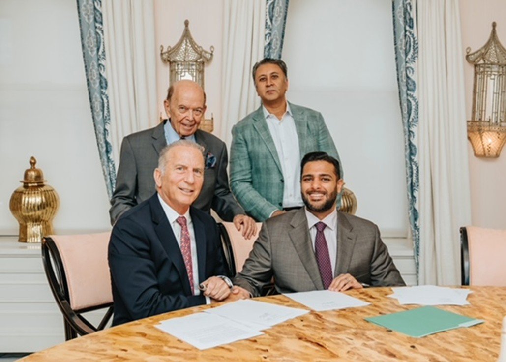 The Hon. Wilbur Ross, Nadim Qureshi Cliff Beek, Asad Malik
