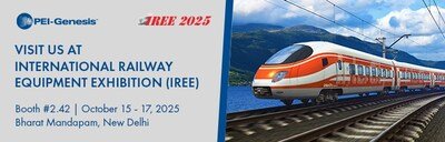 PEI-Genesis is heading to the International Railway Equipment Exhibition (IREE) 2025 in Hall 2, Booth#2.42!