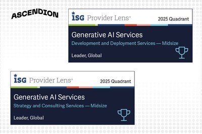Ascendion Recognized as a Global Leader in the ISG Provider Lens® for Generative AI Services 2025 Ascendion Recognized as a Global Leader in the ISG Provider Lens® for Generative AI Services 2025