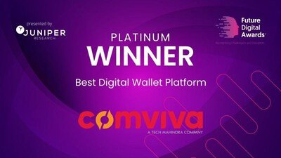 Comviva’s mobiquity® Pay wins “Best Digital Wallet” Platinum Award at Juniper Research Future Digital Awards 2025 Comviva’s mobiquity® Pay wins “Best Digital Wallet” Platinum Award at Juniper Research Future Digital Awards 2025