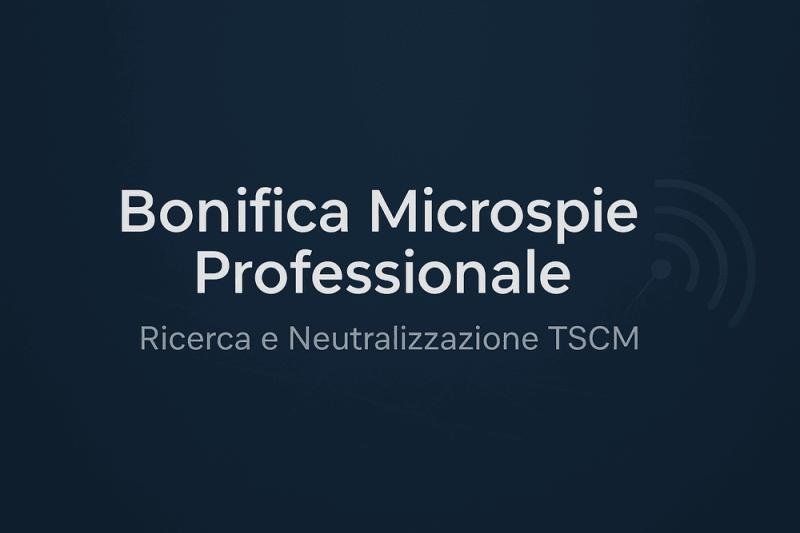 Endoacustica Bug Sweep (TSCM)