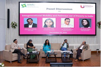The Centre for Development Policy and Management (CDPM) at IIM Udaipur organised a panel discussion titled 'Intergenerational Mobility and Pathways out of Poverty in India'