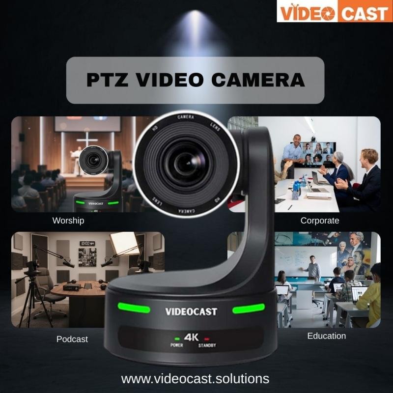 New PTZ Video Camera Lineup Offers 4K, Auto-Tracking &