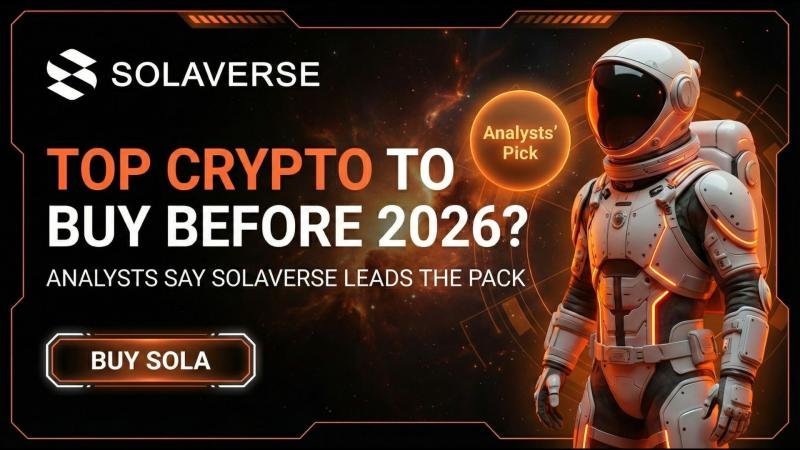 Looking for the top crypto to buy before 2026? Analysts say Solaverse is leading early-stage discussions.