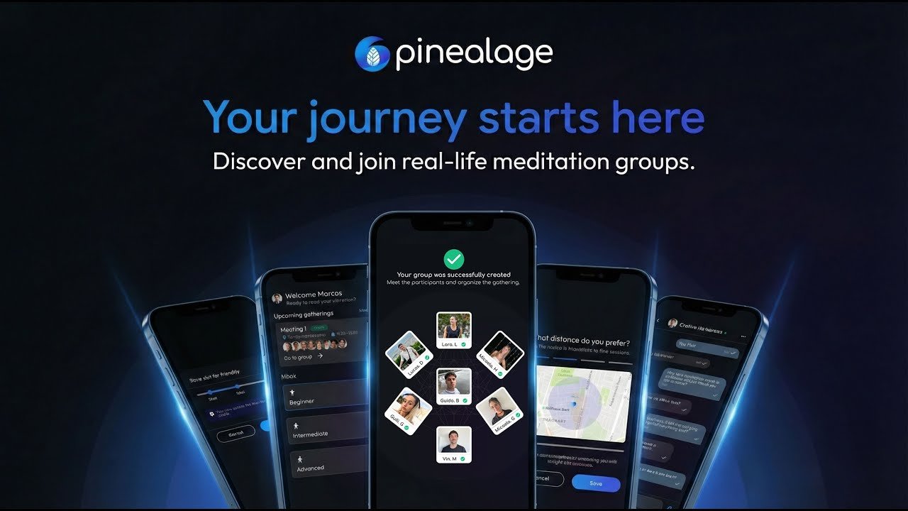 Pinealage Revolutionizes Social Connection with New App for Group Meditation
