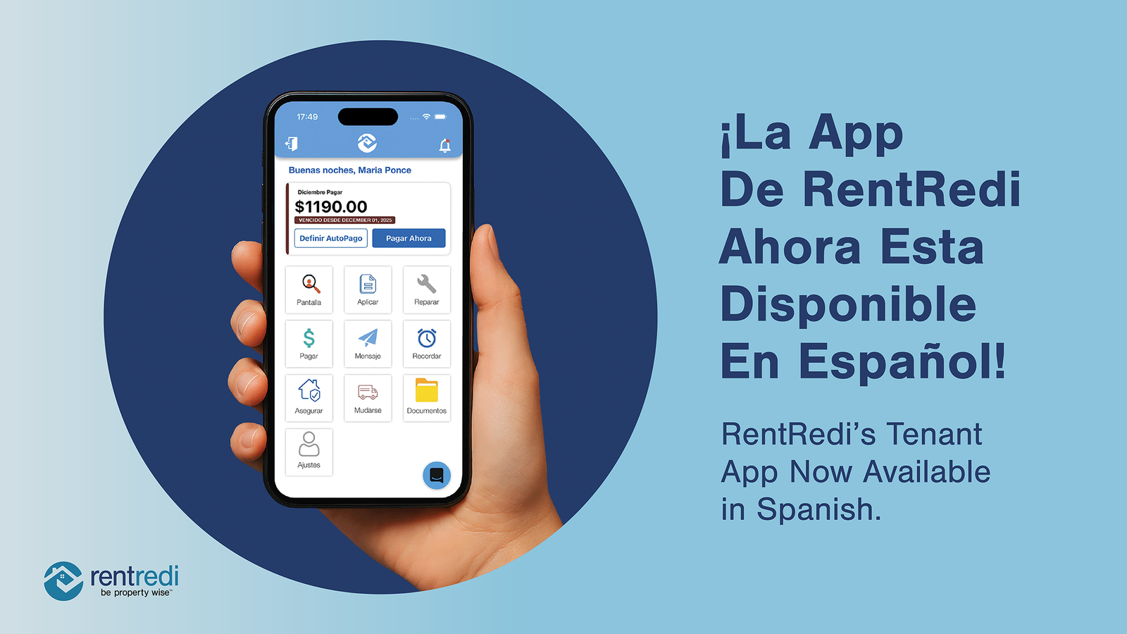 RentRedi Spanish Tenant App