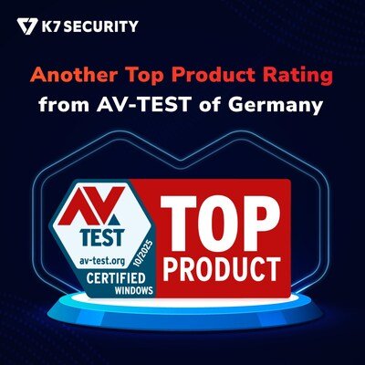 K7 Security received the Top Product Award from AV-TEST K7 Security received the Top Product Award from AV-TEST