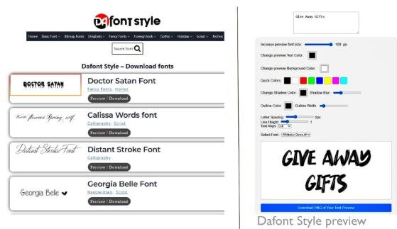 Game-Changing Free Fonts with Custom Previews & Transparent
