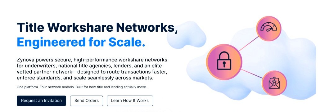 Zynova Tech Launches the Title Industry’s First Automated Workshare Platform for Compliant, Multi-Jurisdictional Order Flow