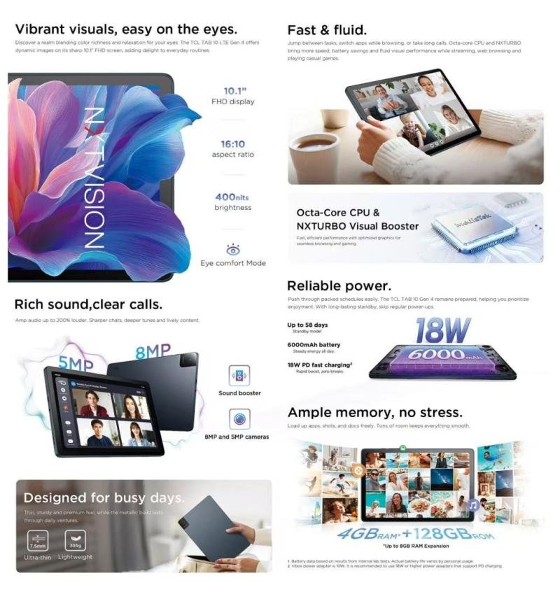 The TCL TAB 10 Gen 4 Launches in the U.S., Amazon Exclusive with