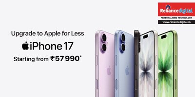Reliance Digital Brings a Big Price Cut on iPhone 17 Reliance Digital Brings a Big Price Cut on iPhone 17