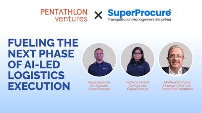 SuperProcure, a Unified TMS Platform, Secures ₹14 Cr Investment Led by Pentathlon Ventures (PRNewsfoto/SuperProcure) SuperProcure, a Unified TMS Platform, Secures ₹14 Cr Investment Led by Pentathlon Ventures (PRNewsfoto/SuperProcure)