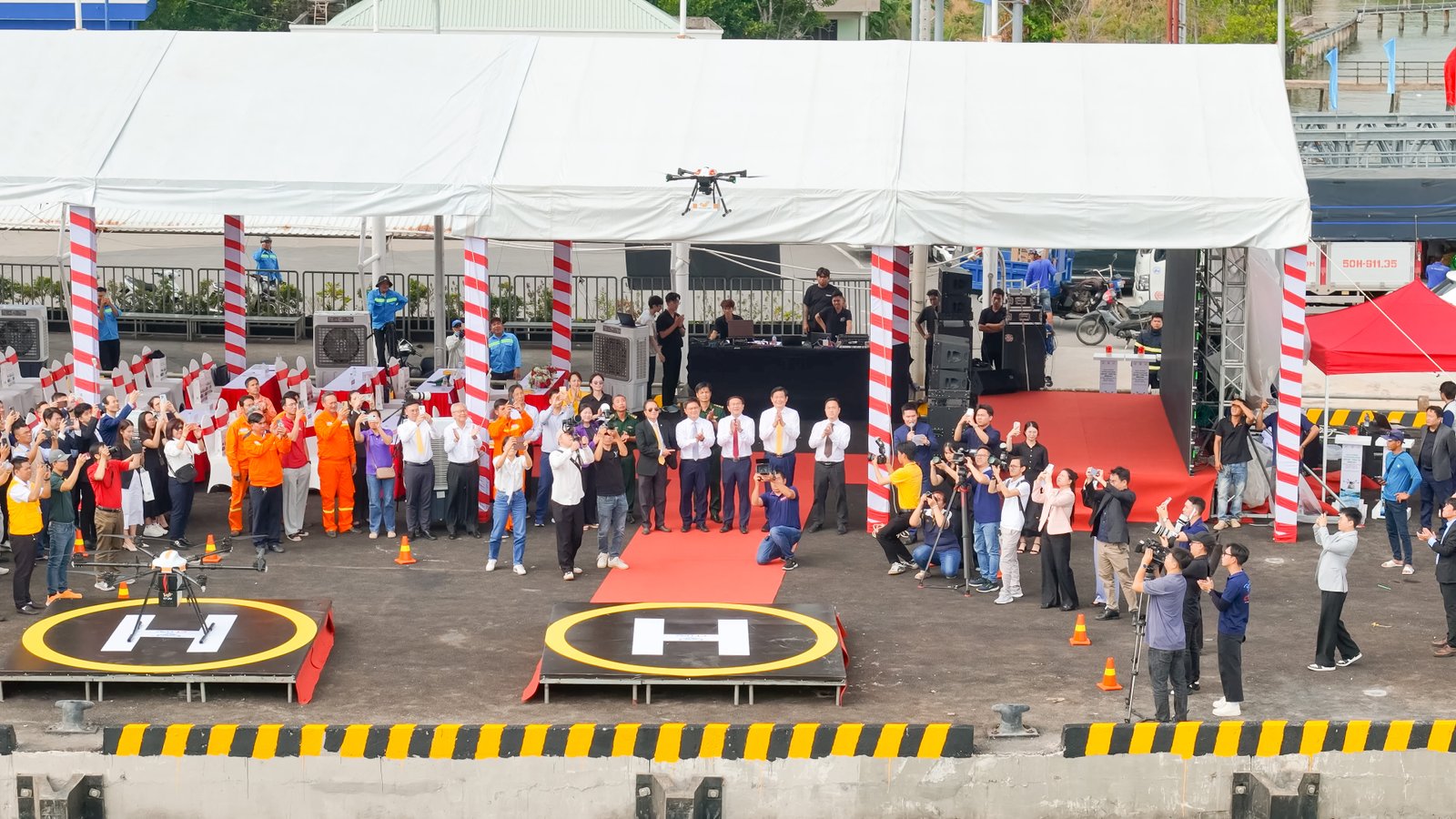 CT UAV’s UAV carries 2 kg payload on Can Gio – Vung Tau sea flight.