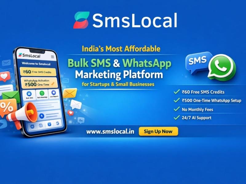 Smslocal Introduce India's Most Affordable Bulk SMS & Bulk