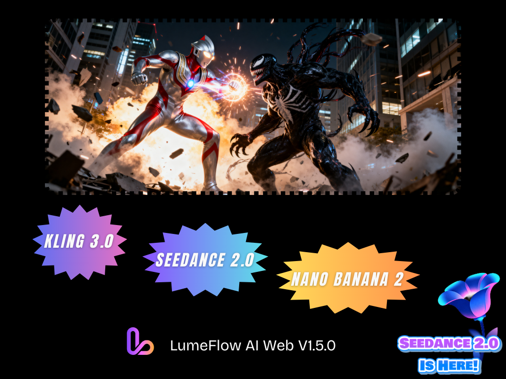 LumeFlow AI Integrates Seedance 2.0 and Nano Banana 2 to Boost Content Creation