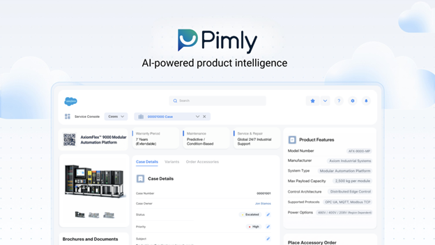 Pimly’s customers can now benefit from automated product information management to extend Agentforce capabilities and drive front-office growth