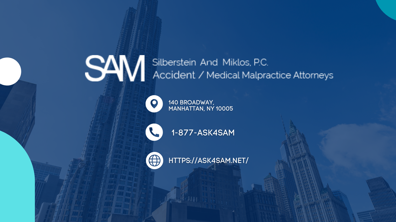 ASK4SAM NYC Medical Malpractice Attorneys Silberstein & Miklos, P.C. Expands Focus on Representing Patients Across Manhattan, Brooklyn and Queens