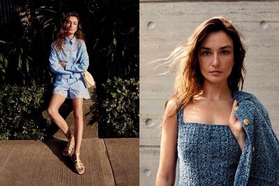 M&S: Embroidered Striped Shorts - T57/2002 (left) | Tufted Mini Shift Dress - T42/9025D (right)