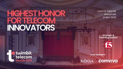 Twimbit Telecom Awards & Telecom Summit 2026 to be held at Capitol Theatre, Singapore on 21 May 2026.