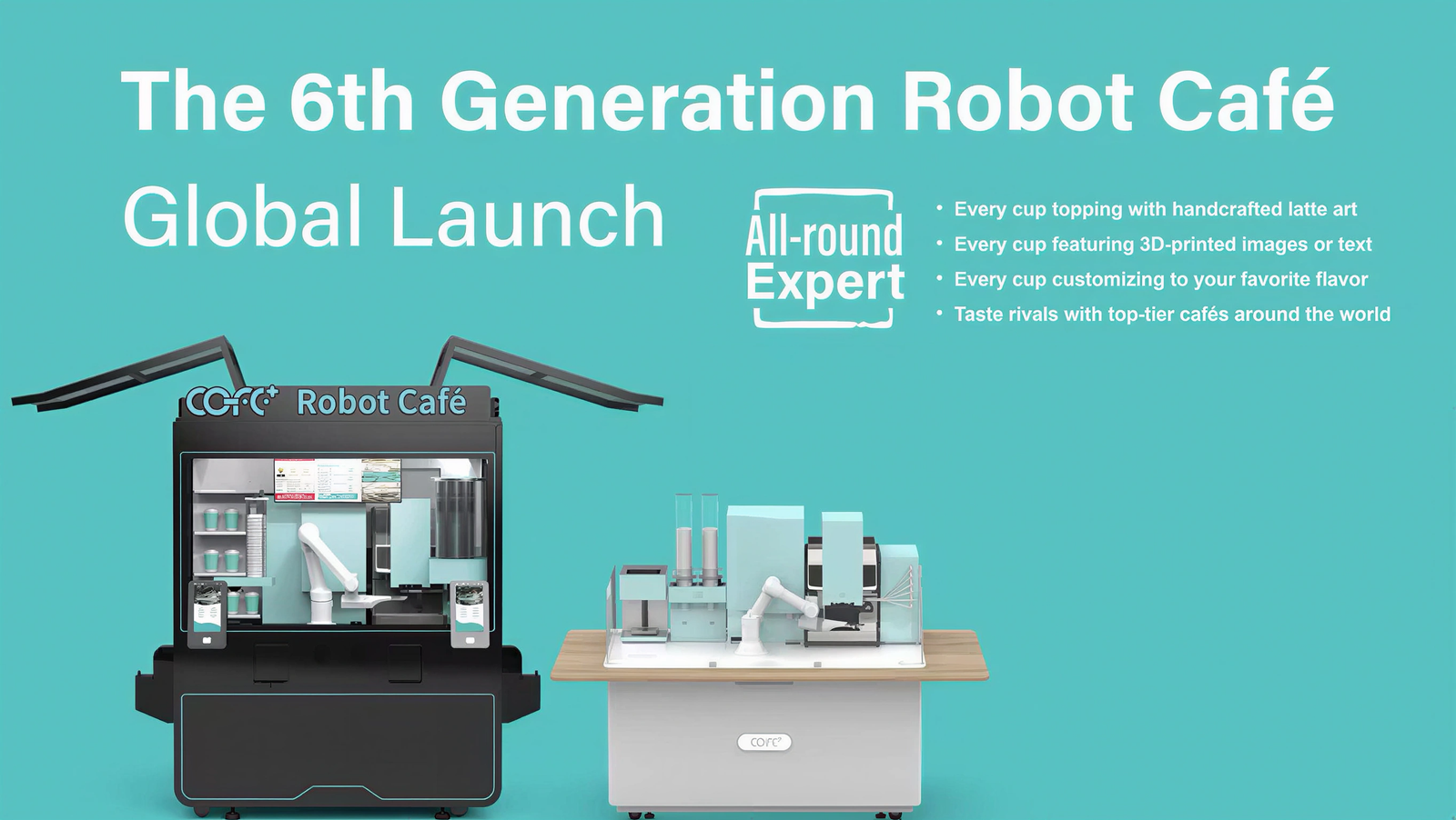 COFEPLUS 6th Gen Robot Barista Product Prensentation