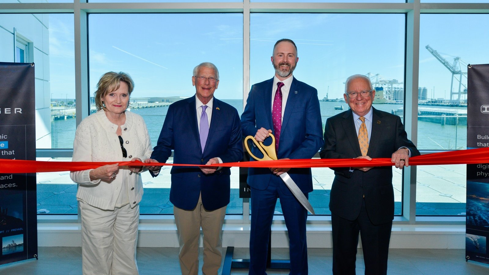 Integer ribbon cutting image