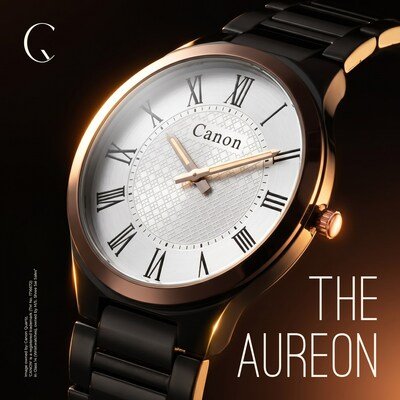 The AUREON by Canon Quartz: Under-6mm ultra-slim profile with classical Roman numeral dial, brass case, and stainless steel matte-gloss bracelet. Where Rome's design elegance meets Japanese precision and Indian craftsmanship. The AUREON by Canon Quartz: Under-6mm ultra-slim profile with classical Roman numeral dial, brass case, and stainless steel matte-gloss bracelet. Where Rome's design elegance meets Japanese precision and Indian craftsmanship.
