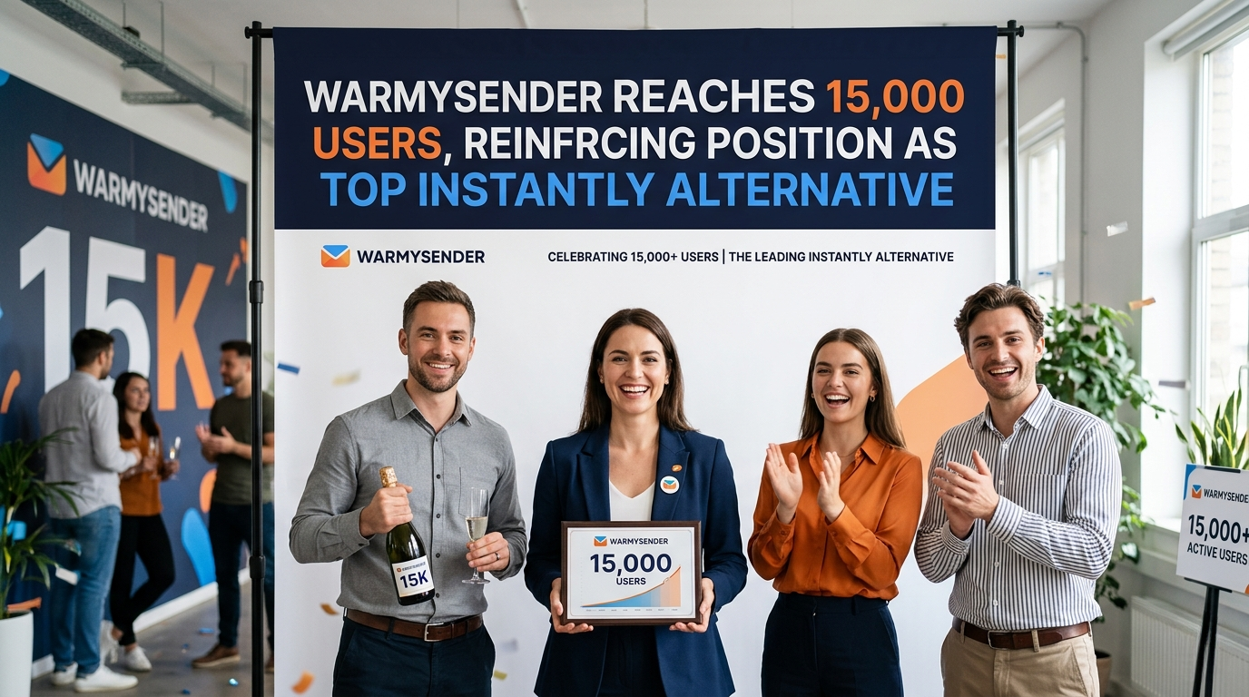 WarmySender Reaches 15,000 Users, Reinforcing Position as Top Instantly Alternative