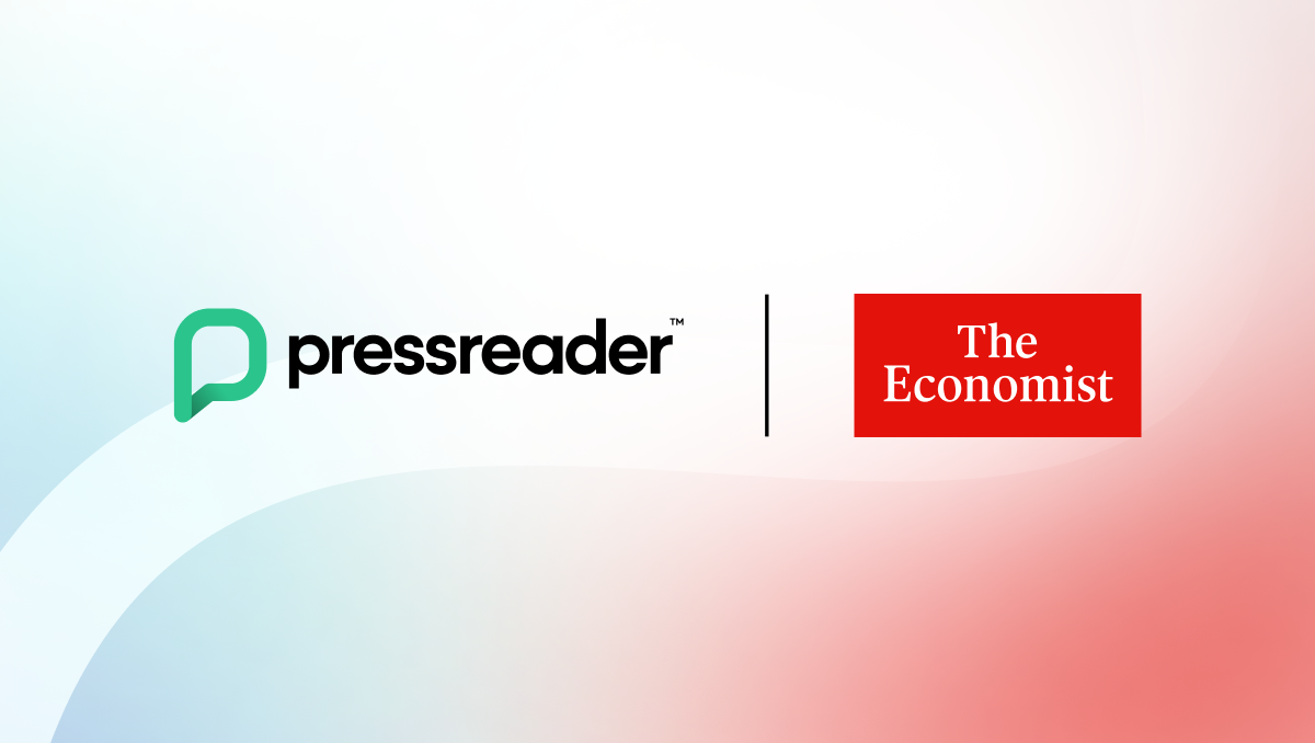 Image showing the logos of PressReader and The Economist