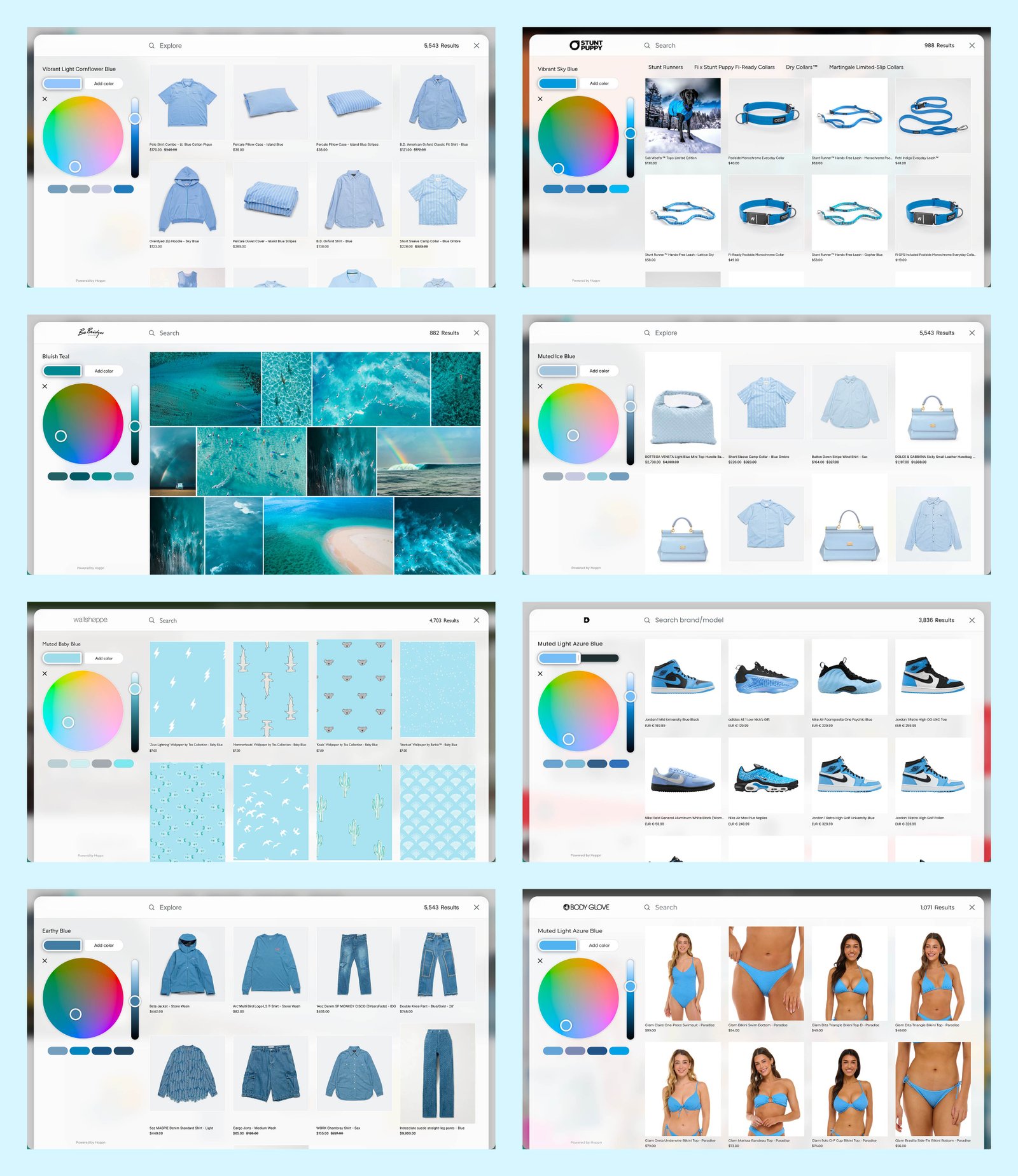 Hoppn Shop by Color Search Technology is Available to Shopify Merchants