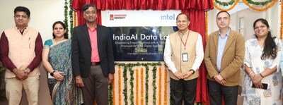 Chandigarh University Senior Management along with Intel India Officials Inaugurating ‘IndiaAI Data Lab’ at Chandigarh University Campus